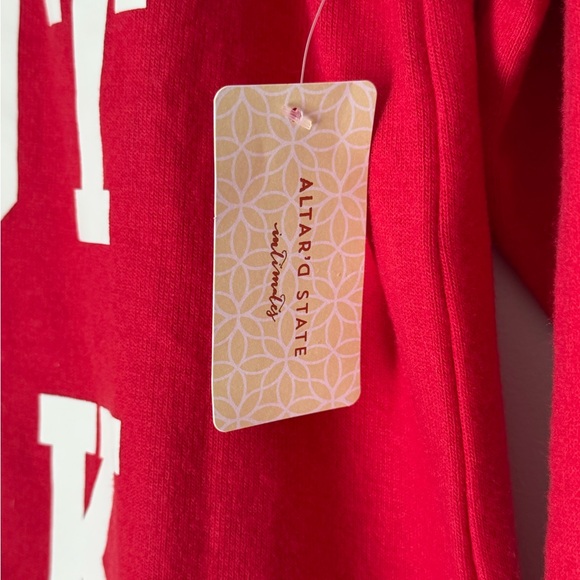 Altar’d State “It’s A Beaut Clark” Christmas Sweatshirt XS Red Graphic NWT - Picture 2 of 6